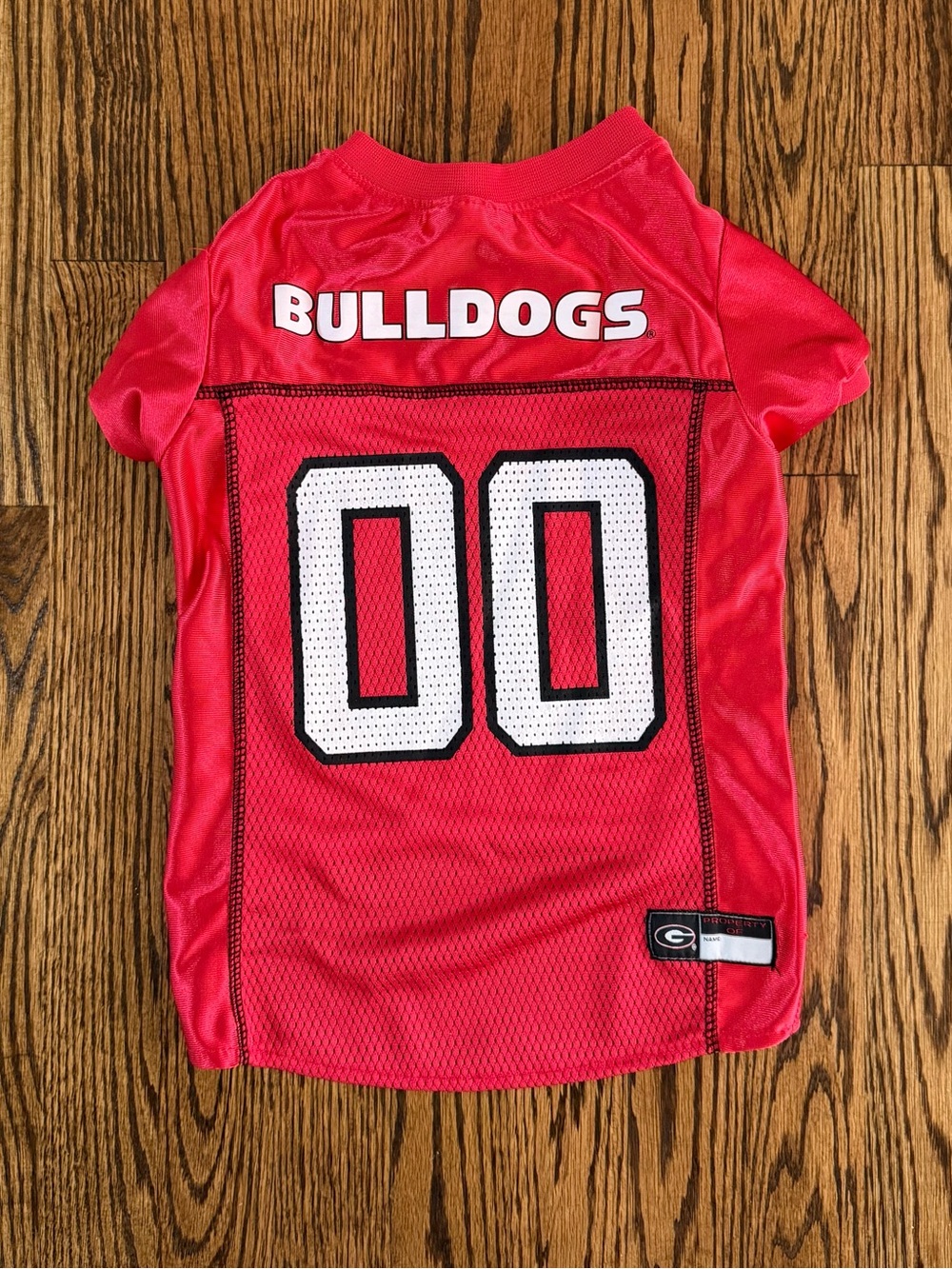 Pets First Georgia Bulldogs Pet Jersey - Large NCAA College Football Red